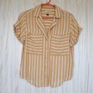 Striped Linen Blouse